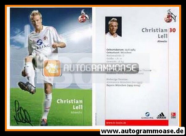 Autogramm Fussball | 1. FC Köln | 2005 | Christian LELL