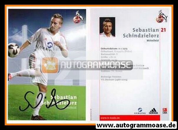 Autogramm Fussball | 1. FC Köln | 2005 | Sebastian SCHINDZIELORZ