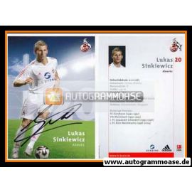 Autogramm Fussball | 1. FC Köln | 2005 | Lukas SINKIEWICZ