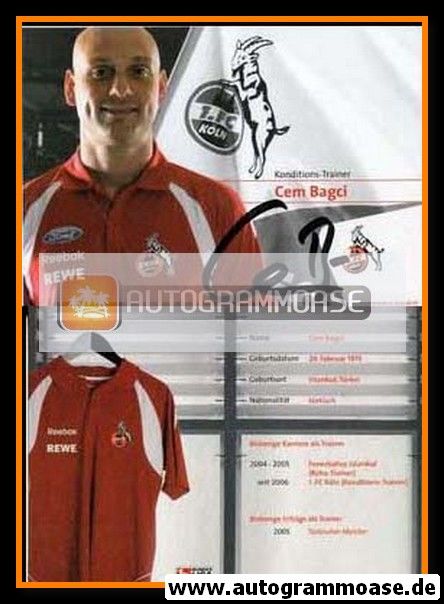 Autogramm Fussball | 1. FC Köln | 2008 | Cem BAGCI