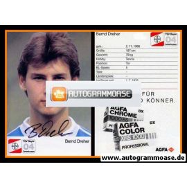 Autogramm Fussball | Bayer Leverkusen | 1987 | Bernd DREHER