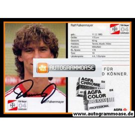 Autogramm Fussball | Bayer Leverkusen | 1987 | Ralf FALKENMAYER