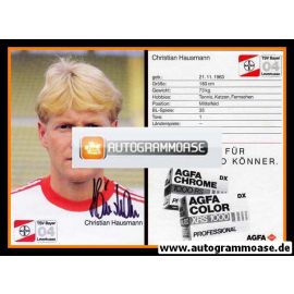 Autogramm Fussball | Bayer Leverkusen | 1987 | Christian HAUSMANN