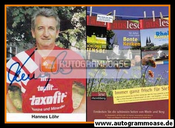 Autogramm Fussball | 2000er | Hannes LÖHR (Portrait Color) Taxofit rot 1