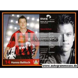 Autogramm Fussball | Bayer Leverkusen | 2004 | Hanno BALITSCH