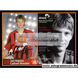 Autogramm Fussball | Bayer Leverkusen | 2004 | Jan-Ingwer CALLSEN-BRACKER