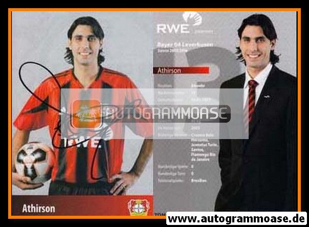 Autogramm Fussball | Bayer Leverkusen | 2005 | ATHIRSON