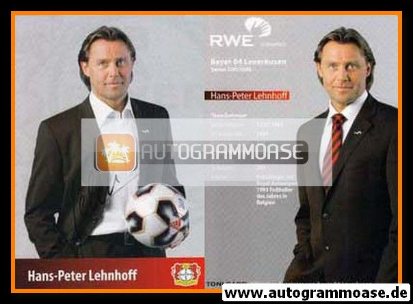 Autogramm Fussball | Bayer Leverkusen | 2005 | Hans-Peter LEHNHOFF