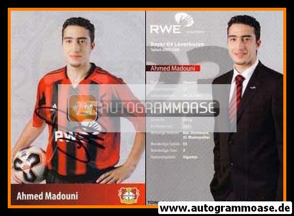 Autogramm Fussball | Bayer Leverkusen | 2005 | Ahmed MADOUNI