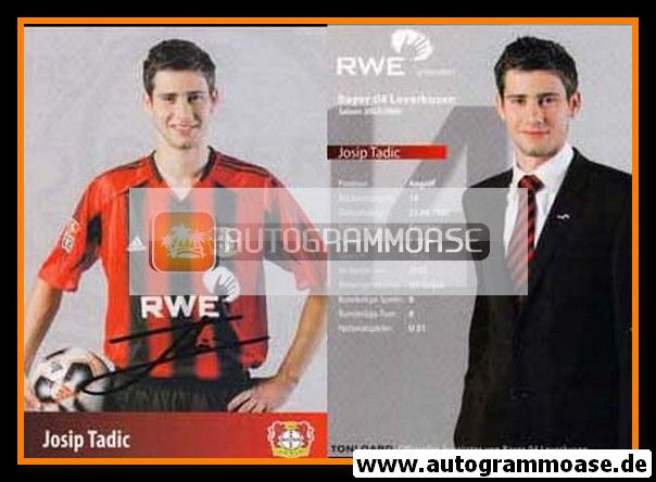 Autogramm Fussball | Bayer Leverkusen | 2005 | Josip TADIC