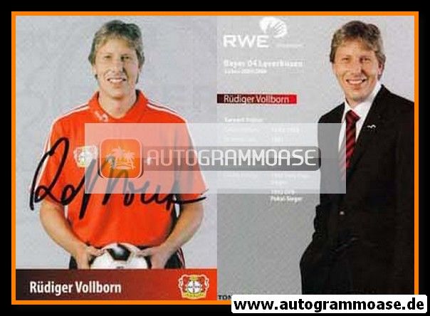 Autogramm Fussball | Bayer Leverkusen | 2005 | Rüdiger VOLLBORN