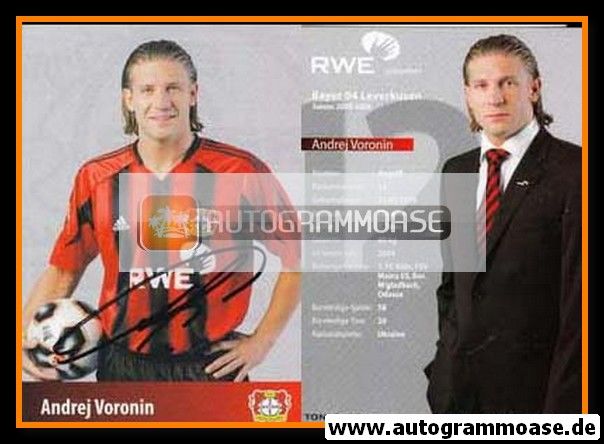 Autogramm Fussball | Bayer Leverkusen | 2005 | Andrej VORONIN
