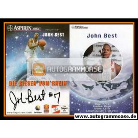 Autogramm Basketball | Bayer Giants Leverkusen | 2000 | John BEST