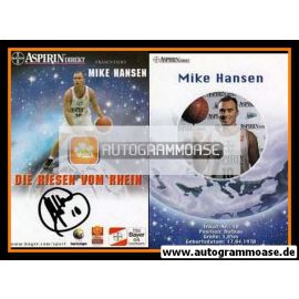 Autogramm Basketball | Bayer Giants Leverkusen | 2000 | Mike HANSEN