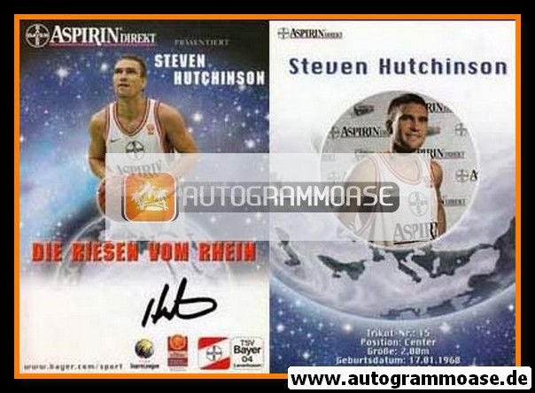 Autogramm Basketball | Bayer Giants Leverkusen | 2000 | Steven HUTCHINSON