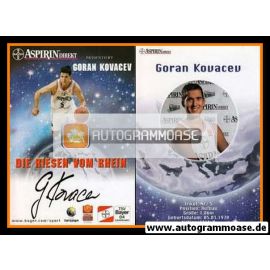 Autogramm Basketball | Bayer Giants Leverkusen | 2000 | Goran KOVACEV