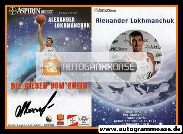 Autogramm Basketball | Bayer Giants Leverkusen | 2000 | Alexander LOKHMANCUK