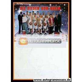 Mannschaftskarte Basketball | Bayer Giants Leverkusen | 2000