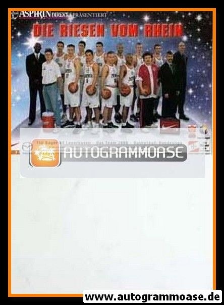 Mannschaftskarte Basketball | Bayer Giants Leverkusen | 2000
