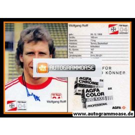 Autogramm Fussball | Bayer Leverkusen | 1987 | Wolfgang ROLFF