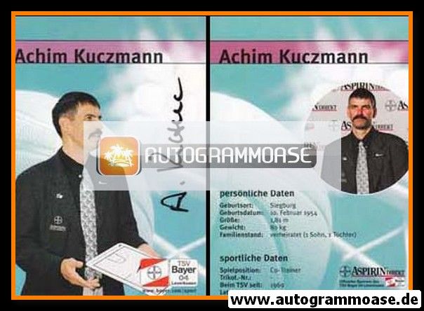 Autogramm Basketball | Bayer Giants Leverkusen | 1999 | Achim KUCZMANN
