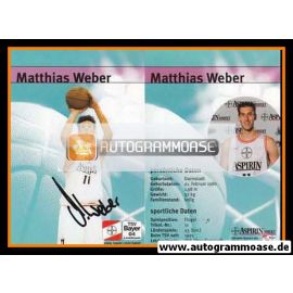 Autogramm Basketball | Bayer Giants Leverkusen | 1999 | Matthias WEBER