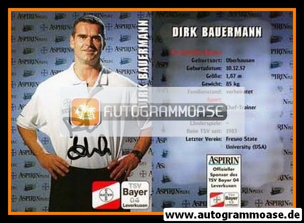 Autogramm Basketball | Bayer Giants Leverkusen | 1997 | Dirk BAUERMANN
