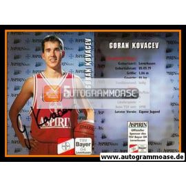 Autogramm Basketball | Bayer Giants Leverkusen | 1997 | Goran KOVACEV