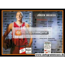 Autogramm Basketball | Bayer Giants Leverkusen | 1997 | Jürgen MALBECK