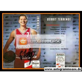 Autogramm Basketball | Bayer Giants Leverkusen | 1997 | Gerrit TERDENGE