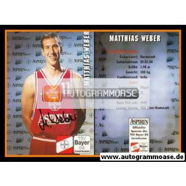 Autogramm Basketball | Bayer Giants Leverkusen | 1997 | Matthias WEBER