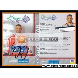 Autogramm Eishockey | Nürnberg Ice Tigers | 2007 | Sean BROWN