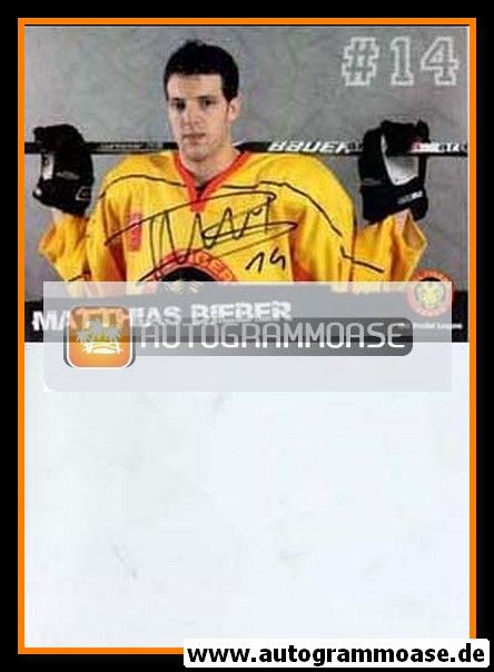 Autogramm Eishockey | SCL Tigers Langnau | 2009 | Matthias BIEBER