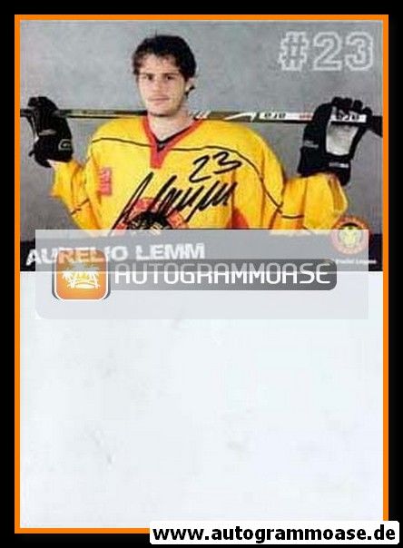 Autogramm Eishockey | SCL Tigers Langnau | 2009 | Aurelio LEMM