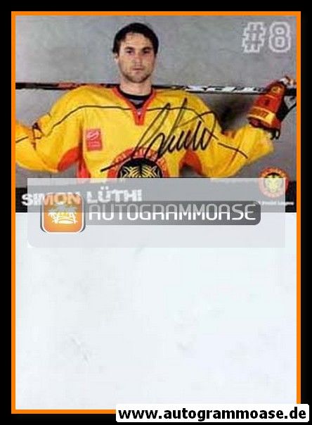 Autogramm Eishockey | SCL Tigers Langnau | 2009 | Simon LÜTHI