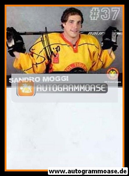 Autogramm Eishockey | SCL Tigers Langnau | 2009 | Sandro MOGGI