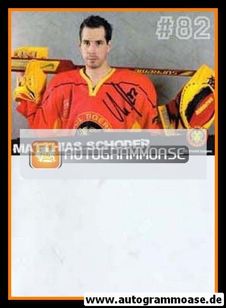 Autogramm Eishockey | SCL Tigers Langnau | 2009 | Matthias SCHODER