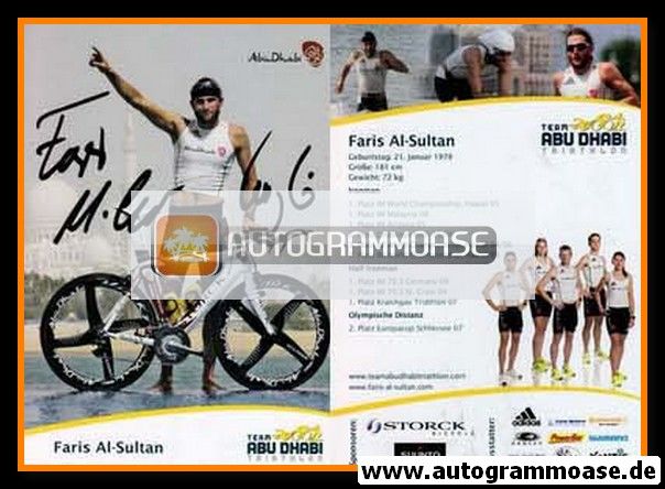 Autogramm Triathlon | Faris AL-SULTAN | 2000er (Team Abu Dhabi)