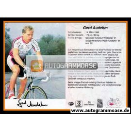 Autogramm Radsport | Gerd AUDEHM | 1993 (Rennszene Color) Telekom