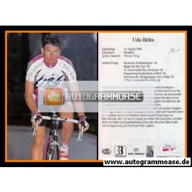 Autogramm Radsport | Udo BÖLTS | 1993 (Rennszene Color) Telekom