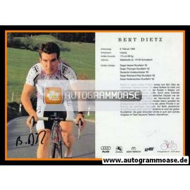 Autogramm Radsport | Bert DIETZ | 1995 (Rennszene Color) Telekom
