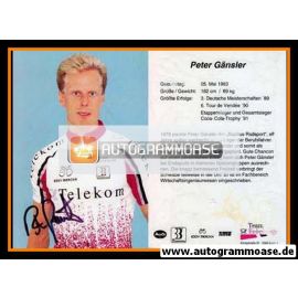 Autogramm Radsport | Peter GÄNSLER | 1992 (Telekom)