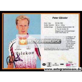 Autogramm Radsport | Peter GÄNSLER | 1992 (Telekom)