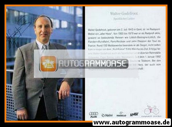 Autogramm Radsport | Walter GODEFROOT | 1996 (Portrait Color) Telekom