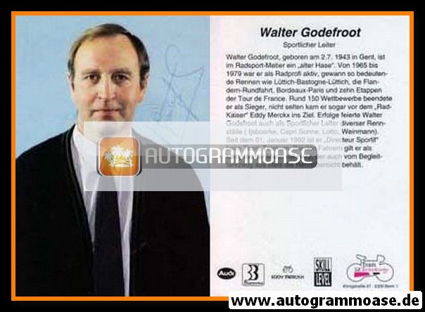 Autogramm Radsport | Walter GODEFROOT | 1990er (Telekom) 2