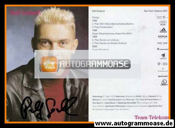 Autogramm Radsport | Ralf GRABSCH | 2001 (Telekom)