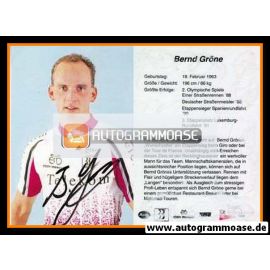 Autogramm Radsport | Bernd GRÖNE | 1992 (Telekom)
