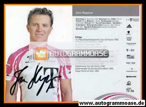 Autogramm Radsport | Jens HEPPNER | 2000 (Portrait Color) Telekom