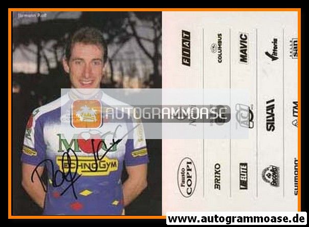 Autogramm Radsport | Rolf JÄRMANN | 1980er (MG TechnoGym)