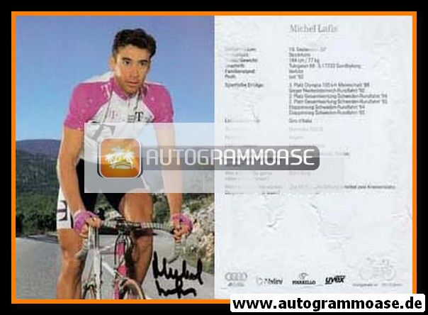Autogramm Radsport | Michel LAFIS | 1996 (Rennszene Color) Telekom